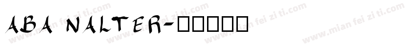 aba nalter字体转换